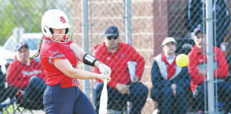 
			
				                                Pittston Area’s Bella Giardina smacks an inside-the-park home run in the third inning Thursday, also driving in Kallie Booth.
                                 Tony Callaio | For Times Leader

			
		