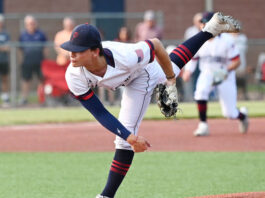 
			
				                                Pittston Area starting pitcher Nick Cerasaro went the distance in an 11-1 victory in six innings over Shikellamy on Monday.
                                 Tony Callaio | For Times Leader

			
		
