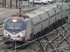 
			
				                                An Amtrak train departs 30th Street Station in Philadelphia, Wednesday, March 31, 2021.
                                An Amtrak train departs 30th Street Station in Philadelphia, Wednesday, March 31, 2021. Looking beyond the $1.9 trillion COVID relief bill, President Joe Biden and lawmakers are laying the groundwork for another of his top legislative priorities — a long-sought boost to the nation’s roads, bridges and other infrastructure that could meet GOP resistance to a hefty price tag. (AP Photo/Matt Rourke)
                                 AP file photo

			
		