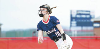 
			
				                                Pittston Area senior Gianna Adams tossed her second no-hitter in as many games, striking out 15 in a 2-0 win over Tunkhannock.
                                 Tony Callaio | For Times Leader

			
		