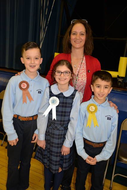 Students at Holy Rosary elementary School in Duryea compete in spelling ...