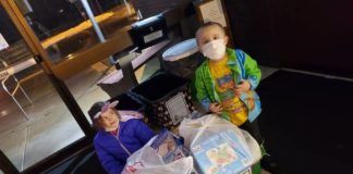 
			
				                                Lana Eiden, 7, left, and her brother, Alijah Seigle, 3, of Larksville, are shown with with bags filled with donated toys that will be distributed to children in need in the area.
                                 Submitted

			
		