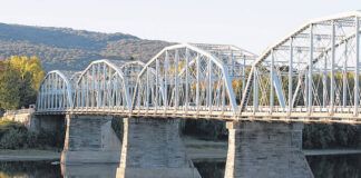 
			
				                                The county-owned Firefighters’ Memorial Bridge between Pittston and West Pittston is seen in this file photo. Several Luzerne County Council members expressed trepidation last week over a requested county guarantee for borrowing needed to secure an estimated $55 million for local infrastructure projects. There is no dedicated list of what would be funded if the borrowing proceeds because each project would require a separate application. 
                                 Times Leader file photo

			
		