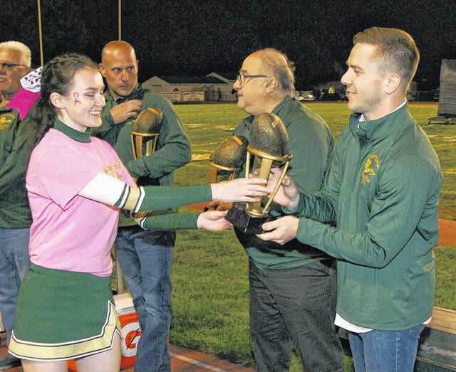 New Wyoming Area baseball scoreboard dedicated to the late John 'Beno'  Borzell