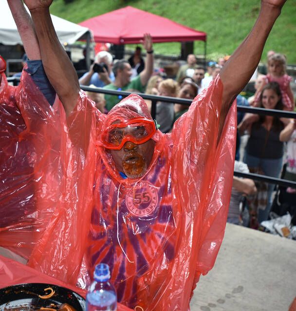 Pittston Tomato Fest SpaghettiEating Contest The Sunday Dispatch